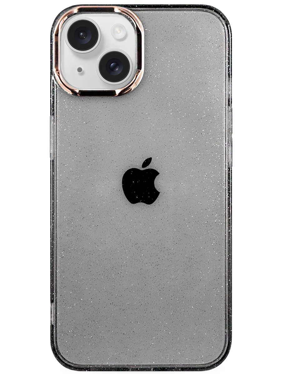 Чехол для iPhone 15 Искры пластик+силикон