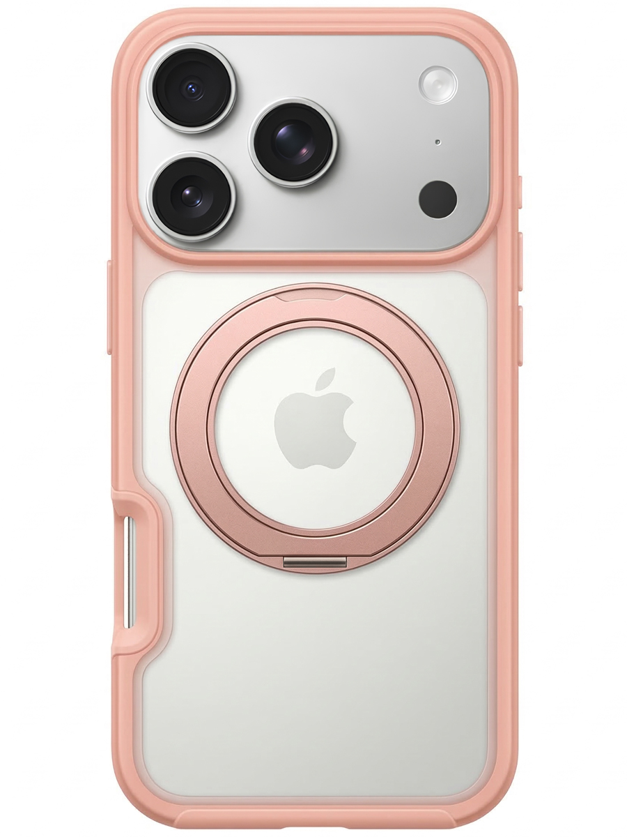 Чехол для iPhone 17 Pro Max Магнитный шарм пластик+силикон