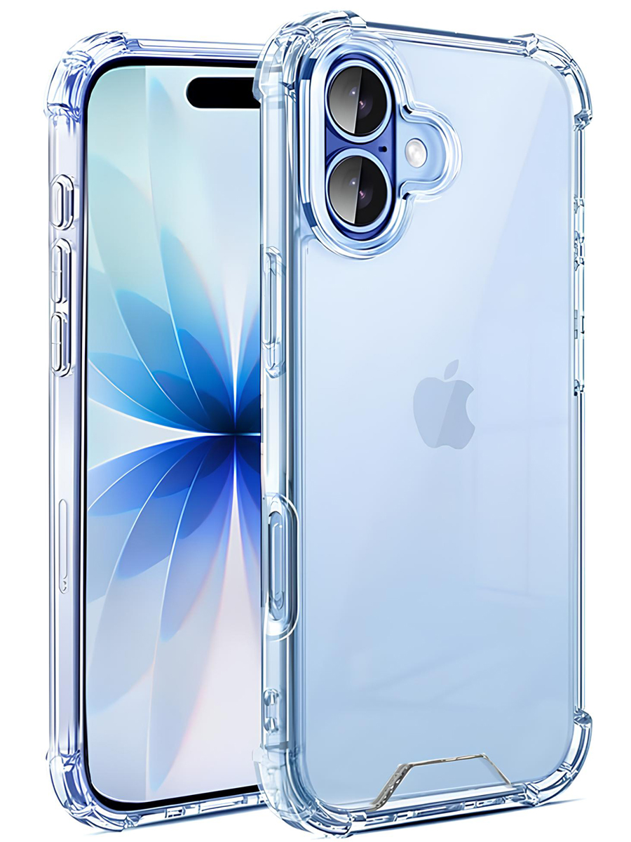 Чехол для iPhone 17 Противоударный пластик+силикон