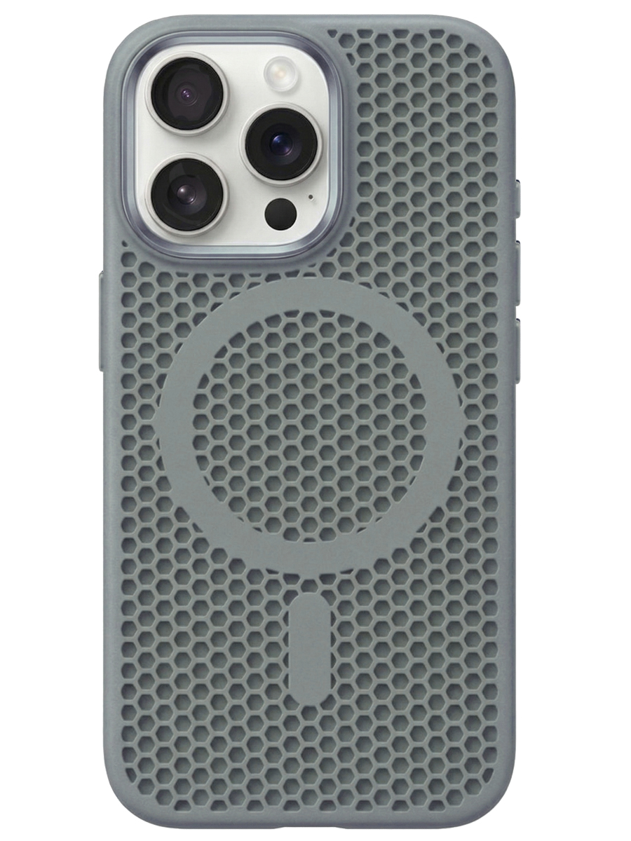 Чехол для iPhone 16 Pro Max Неосетка силикон