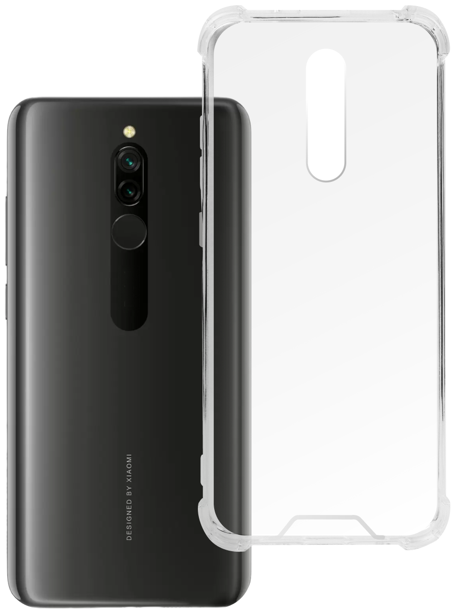 Чехол для Xiaomi Redmi 8 Противоударный пластик+силикон
