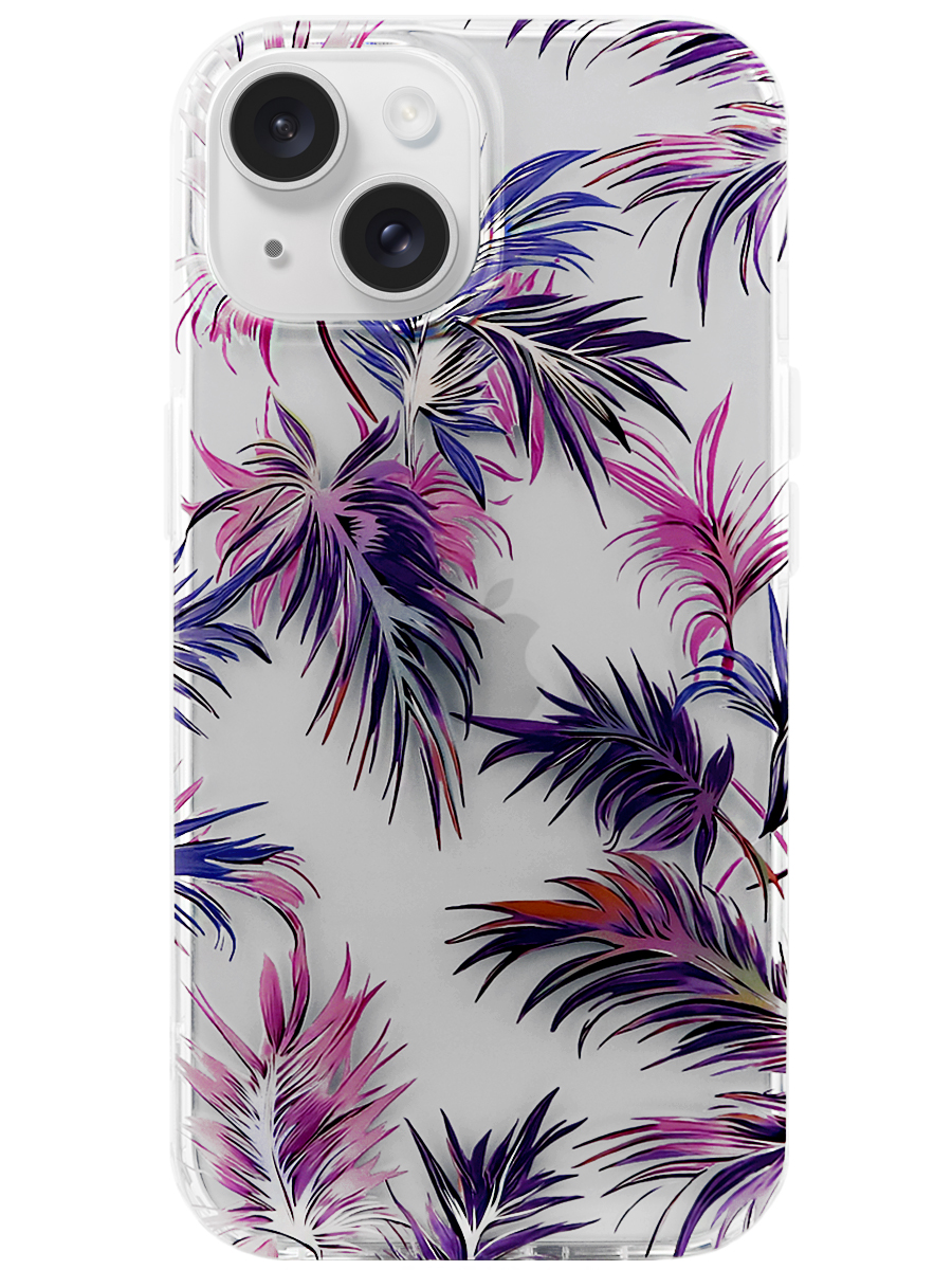 Чехол для iPhone 15 Сад пластик+силикон