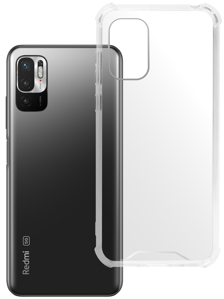 Чехол для Xiaomi Redmi Note 10 Противоударный пластик+силикон