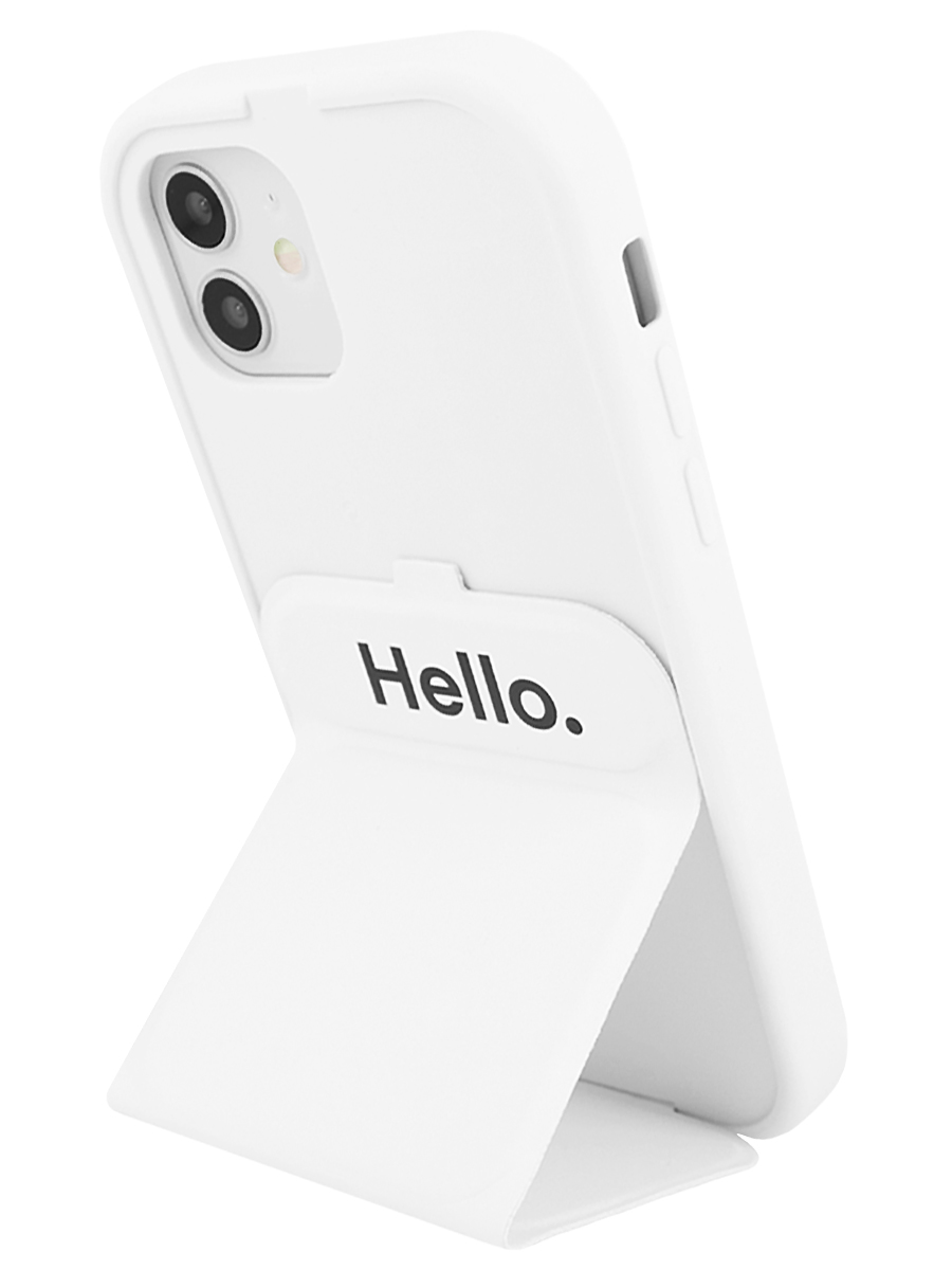 Чехол для iPhone 12 Привет силикон