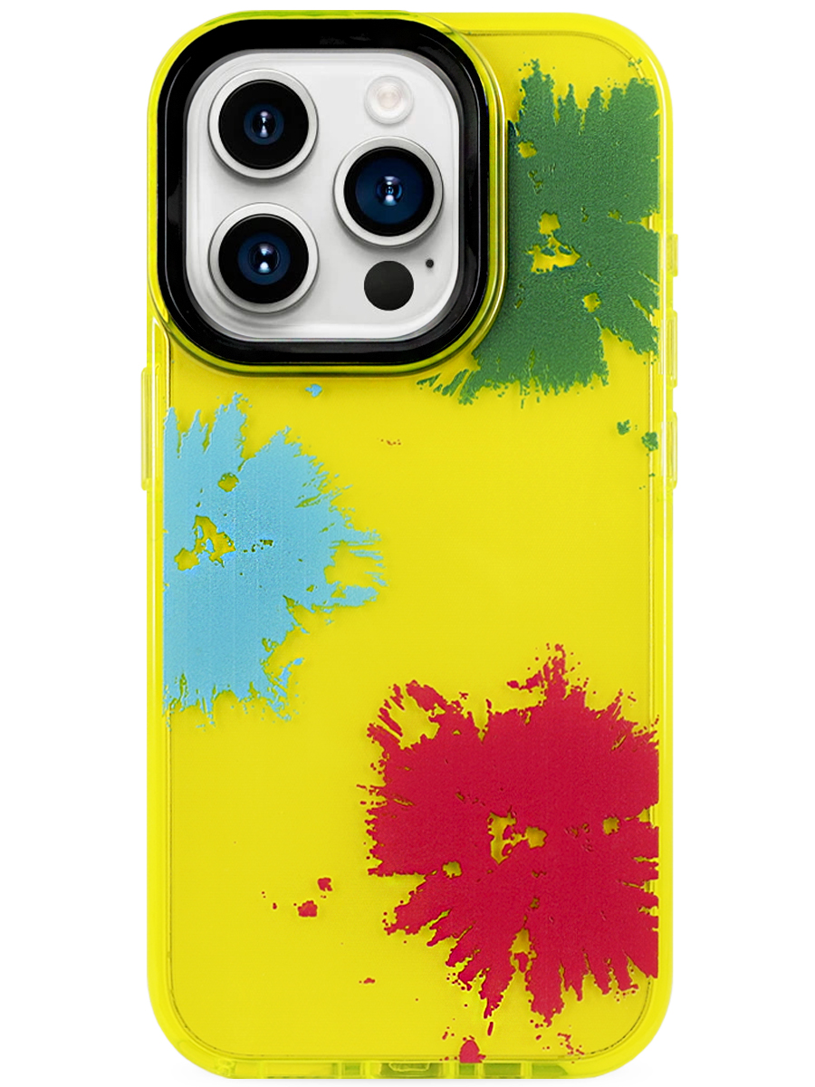 Чехол для iPhone 15 Pro Max Поп пластик+силикон