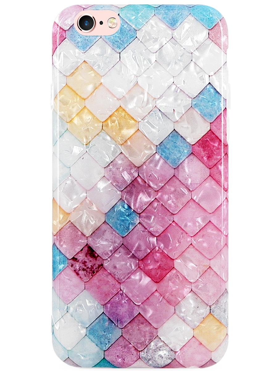 Чехол для iPhone 6 / 6S Жемчужный ромб силикон