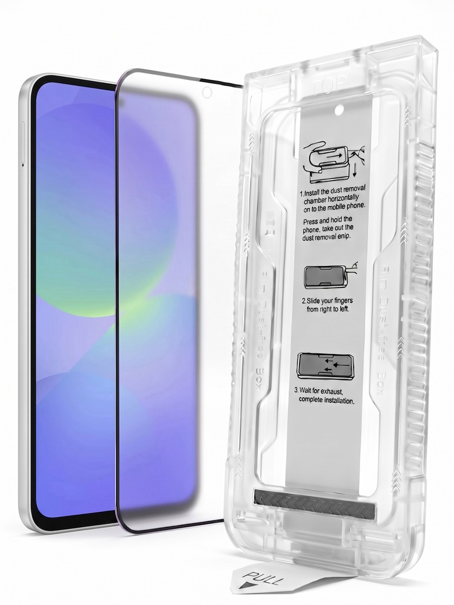Защитное стекло для Samsung Galaxy A36 5G LS матовое с авто-установкой