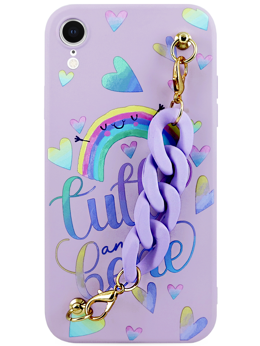 Чехол для iPhone XR Розовый взрыв силикон