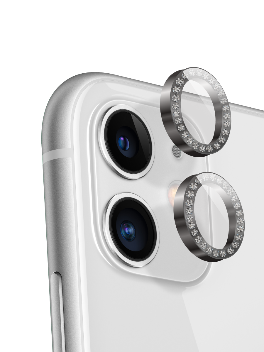 Комплект защитных стекол камеры для iPhone 12 Бриллиантовый
