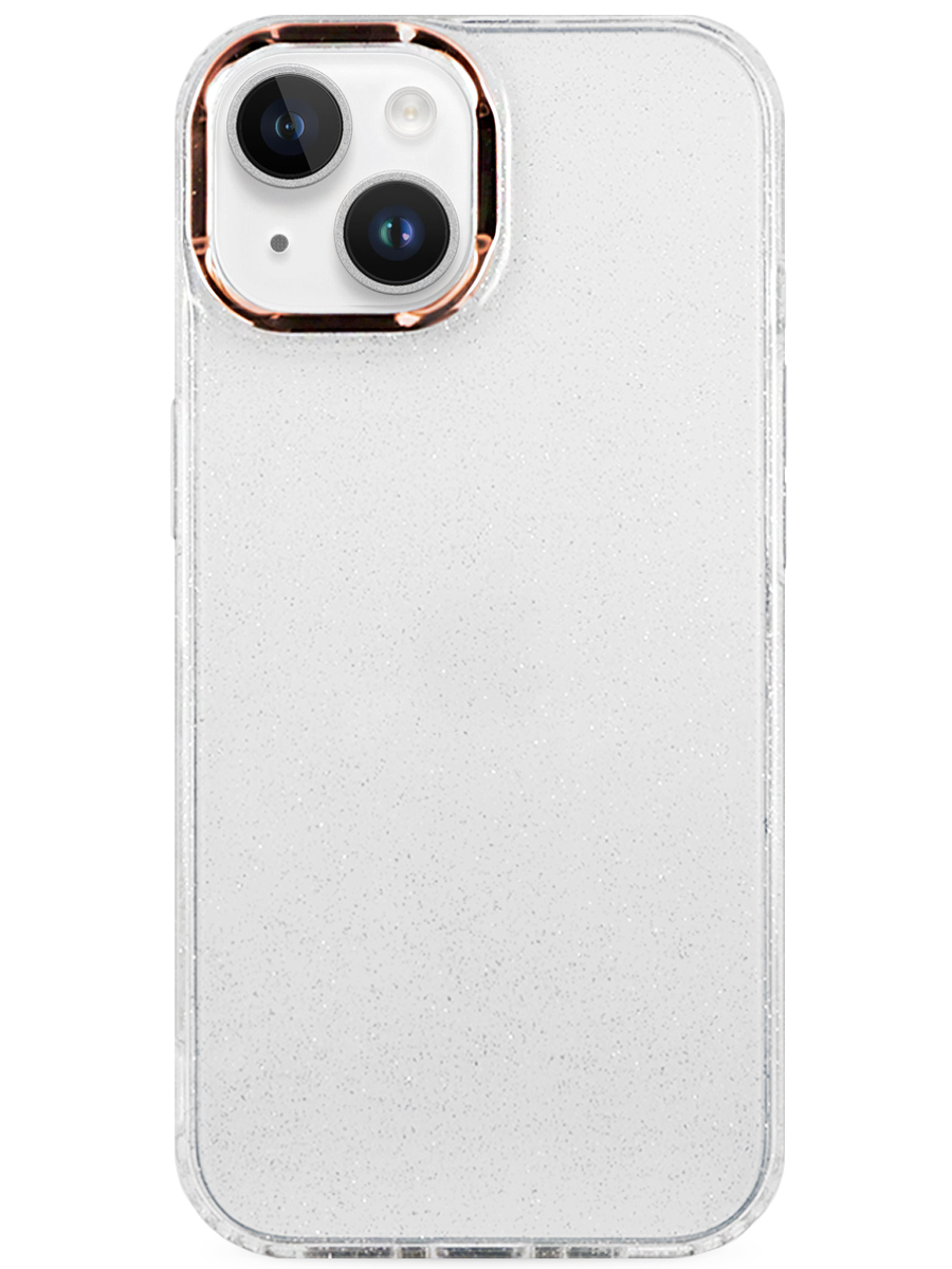 Чехол для iPhone 13 / 14 Искры пластик+силикон