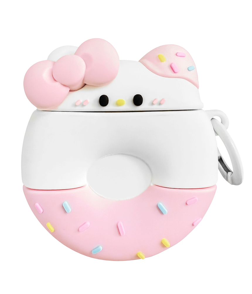 Чехол для AirPods 1/2 Kitty Donut с карабином