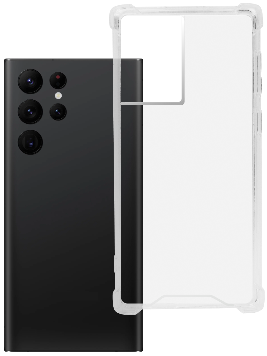 Чехол для Samsung S22 Ultra Противоударный пластик+силикон