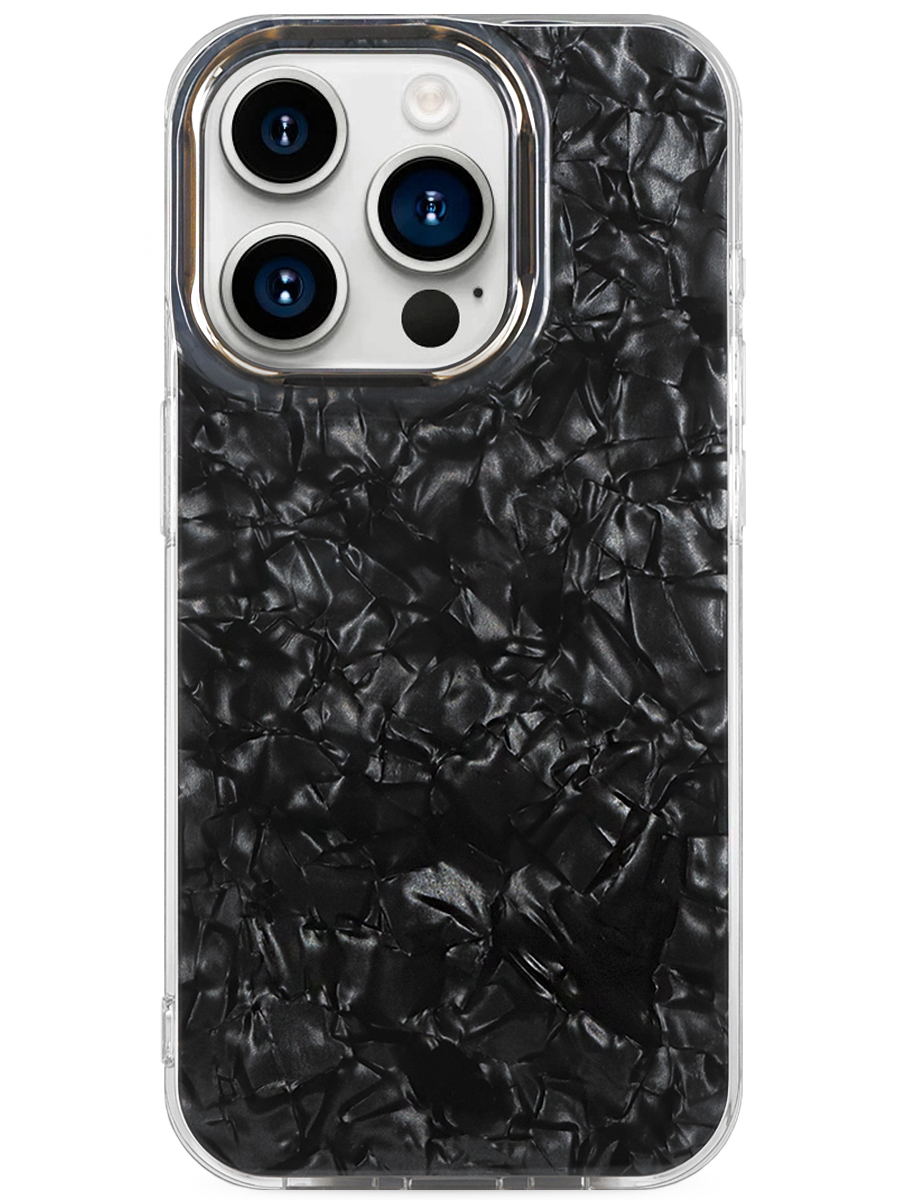 Чехол для iPhone 15 Pro Жемчужный лёд пластик+силикон