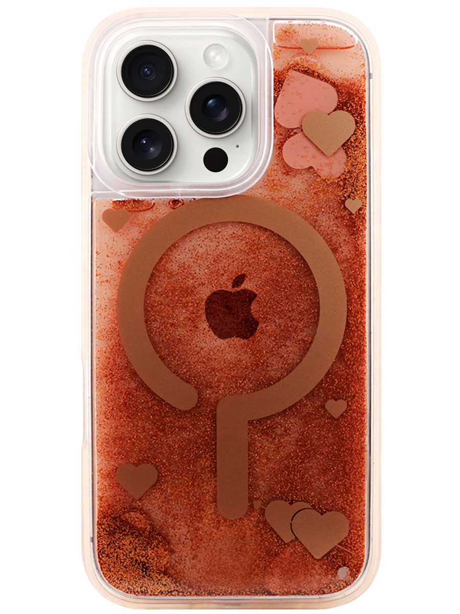 Чехол для iPhone 16 Pro Max Банки MagSafe пластик+силикон