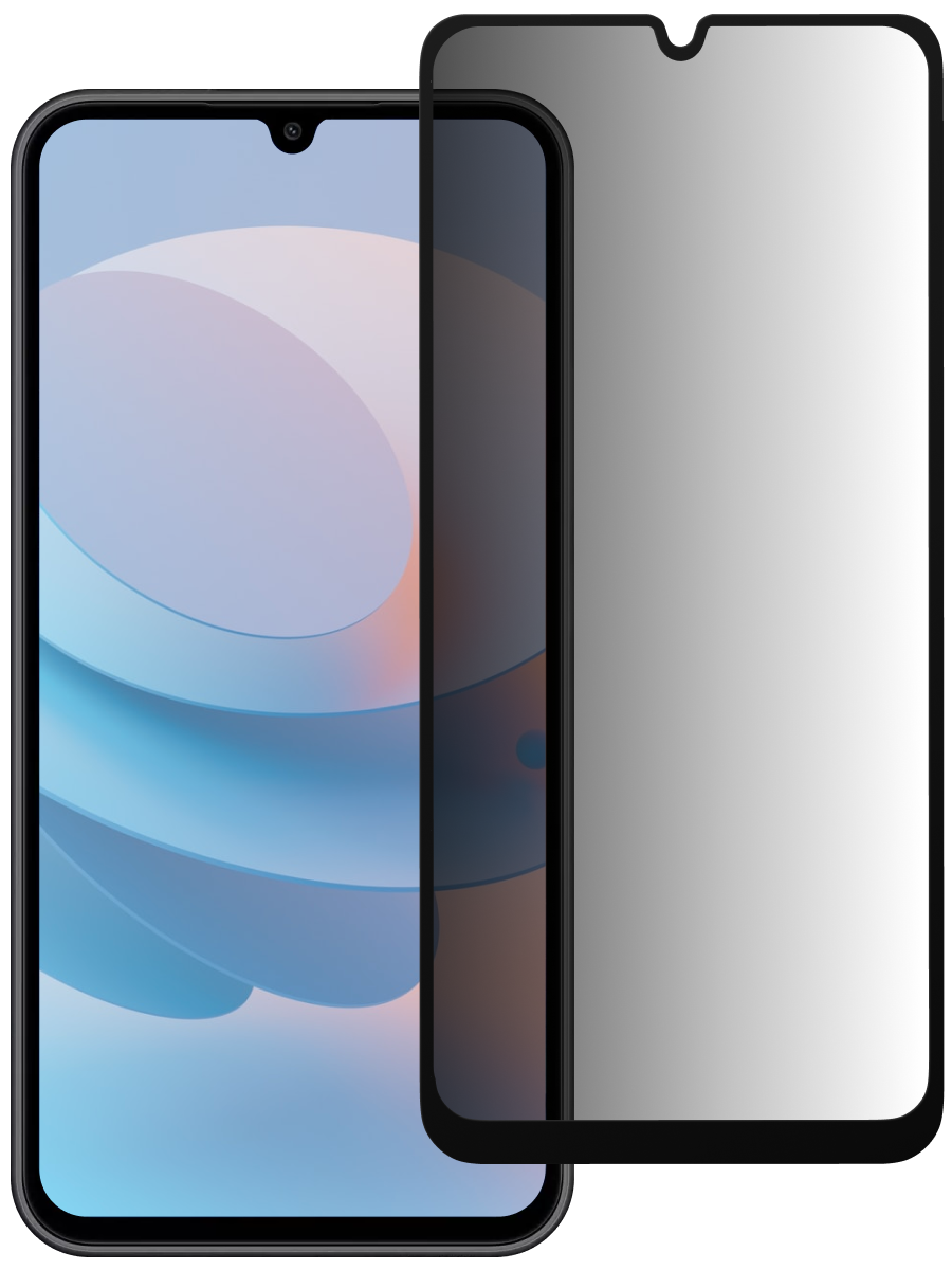 Защитное стекло для Samsung A34 Антишпион 5Д Люкс