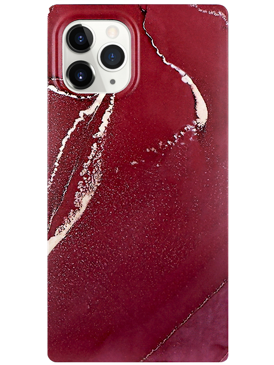 Чехол для iPhone 11 Pro Мраморный квадрат силикон