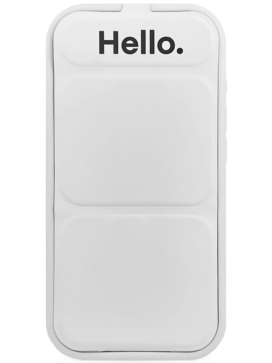 Чехол для iPhone 14 Pro Max Привет силикон