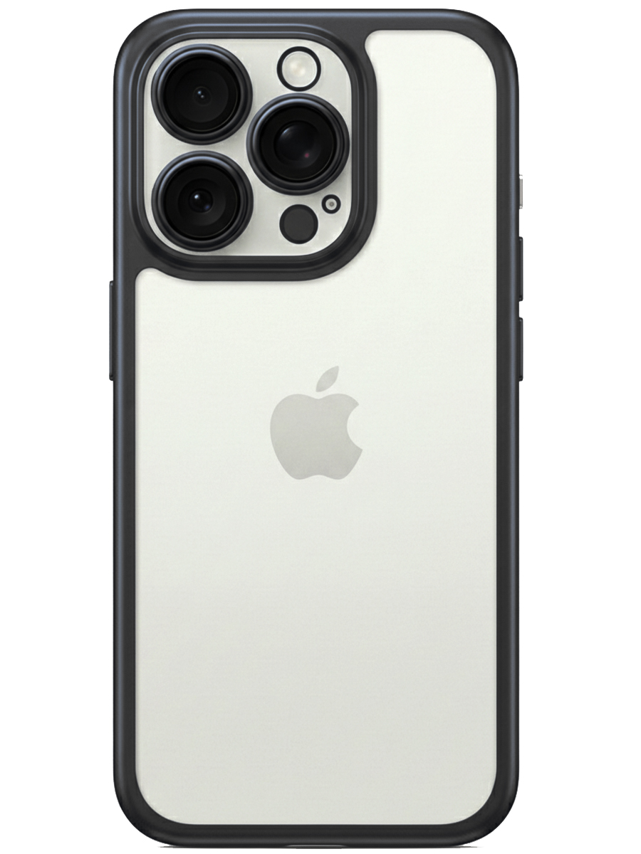 Чехол для iPhone 15 Pro Хромированные грани