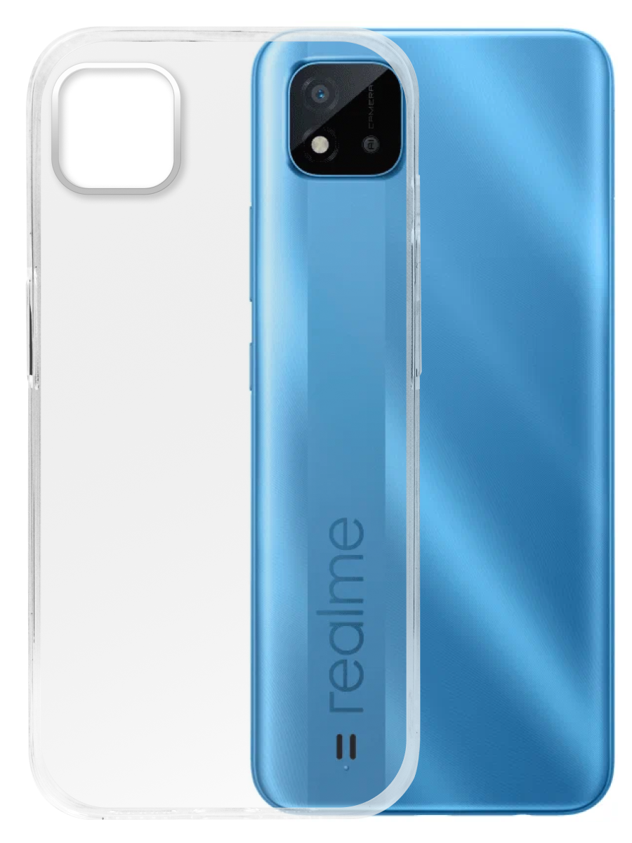 Чехол для Realme C20 Ультратонкий силикон Люкс