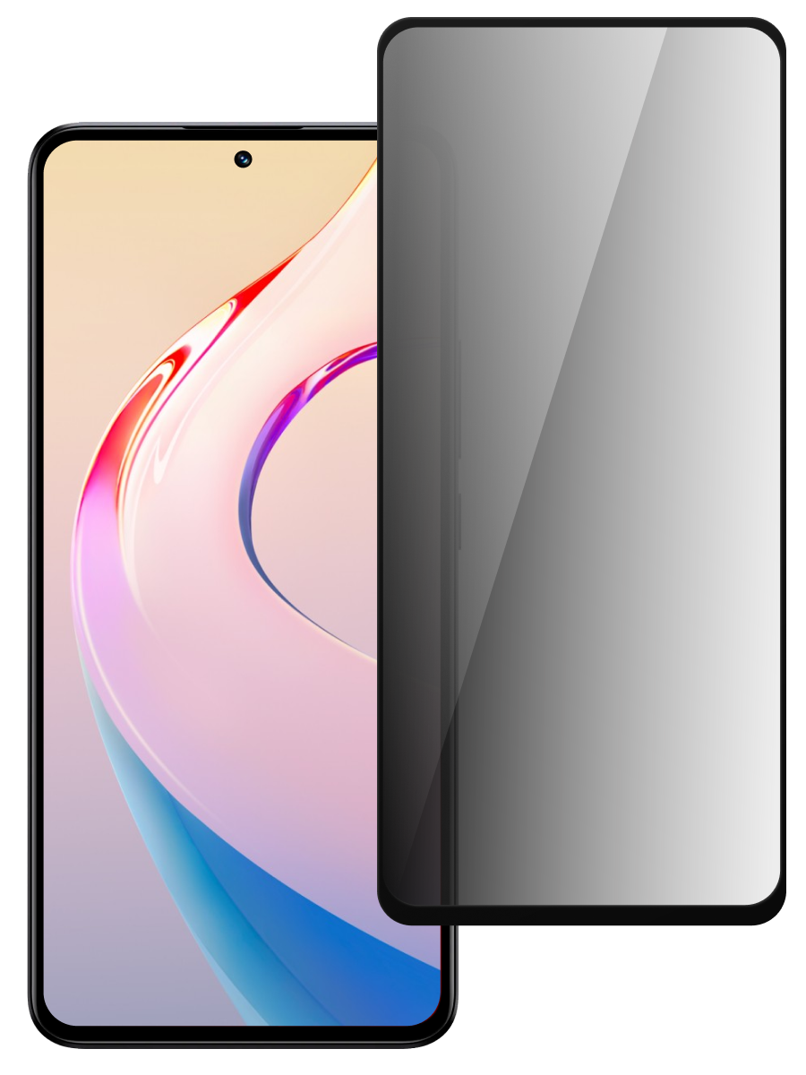 Защитное стекло для Xiaomi 13T / 13T Pro Антишпион 5Д Люкс