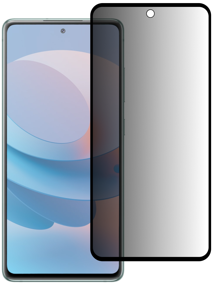 Защитное стекло для Samsung S21FE Антишпион 5Д Люкс