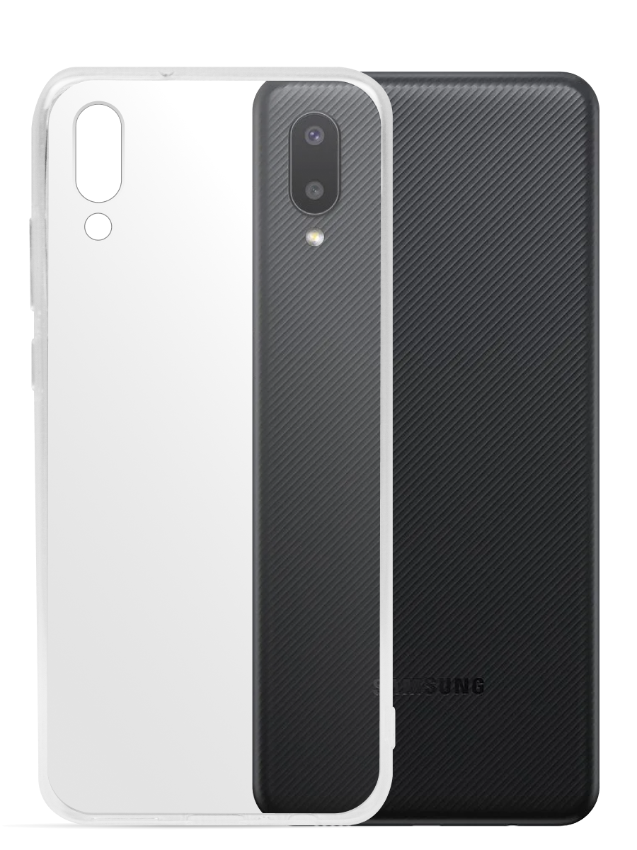 Чехол для Samsung A02 Ультратонкий силикон Люкс