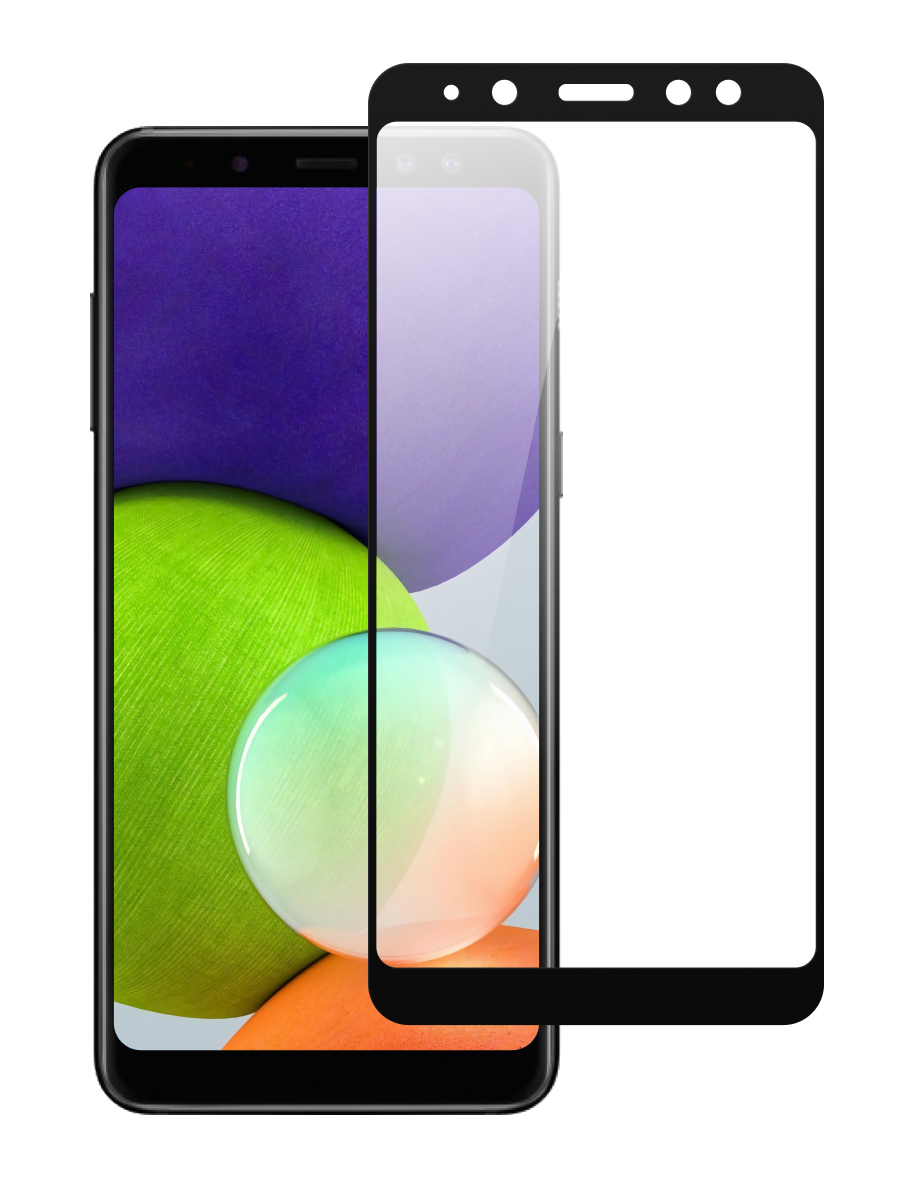 Защитное стекло для Samsung A8 2018 Базовое