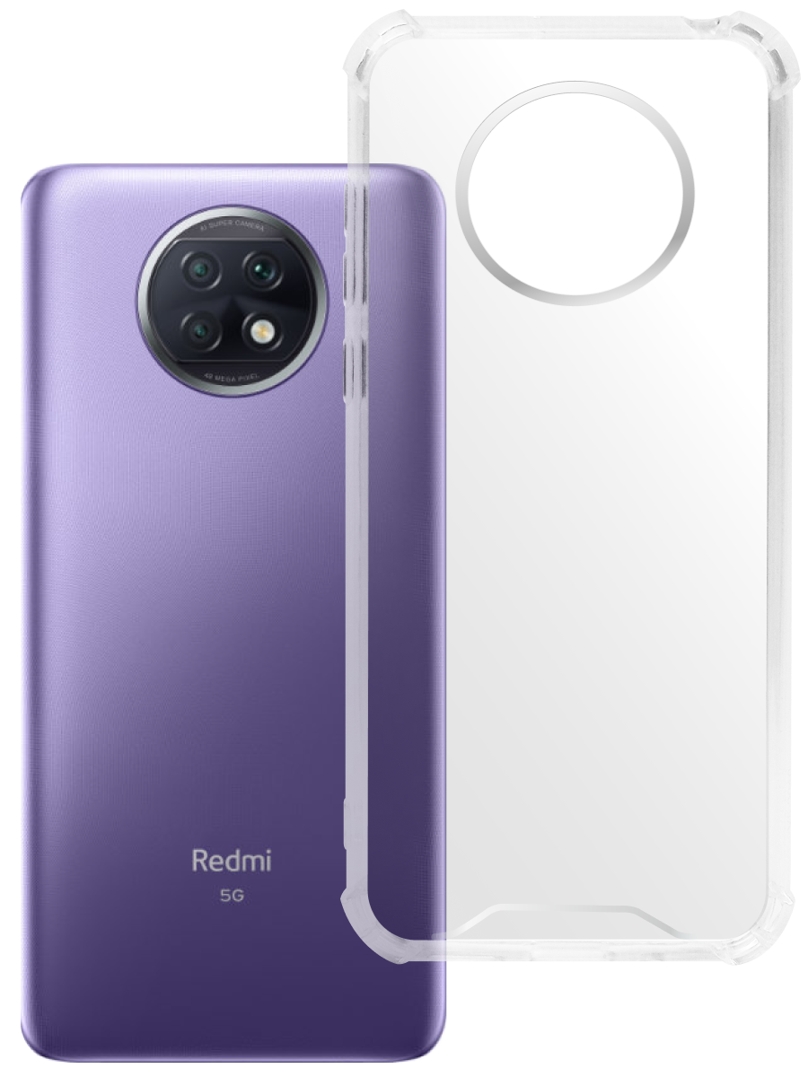 Чехол для Xiaomi Redmi Note 9T Противоударный пластик+силикон