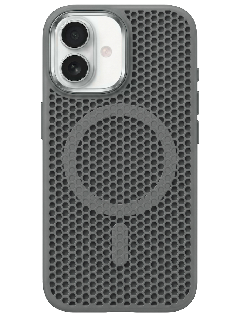 Чехол для iPhone 17 Неосетка силикон