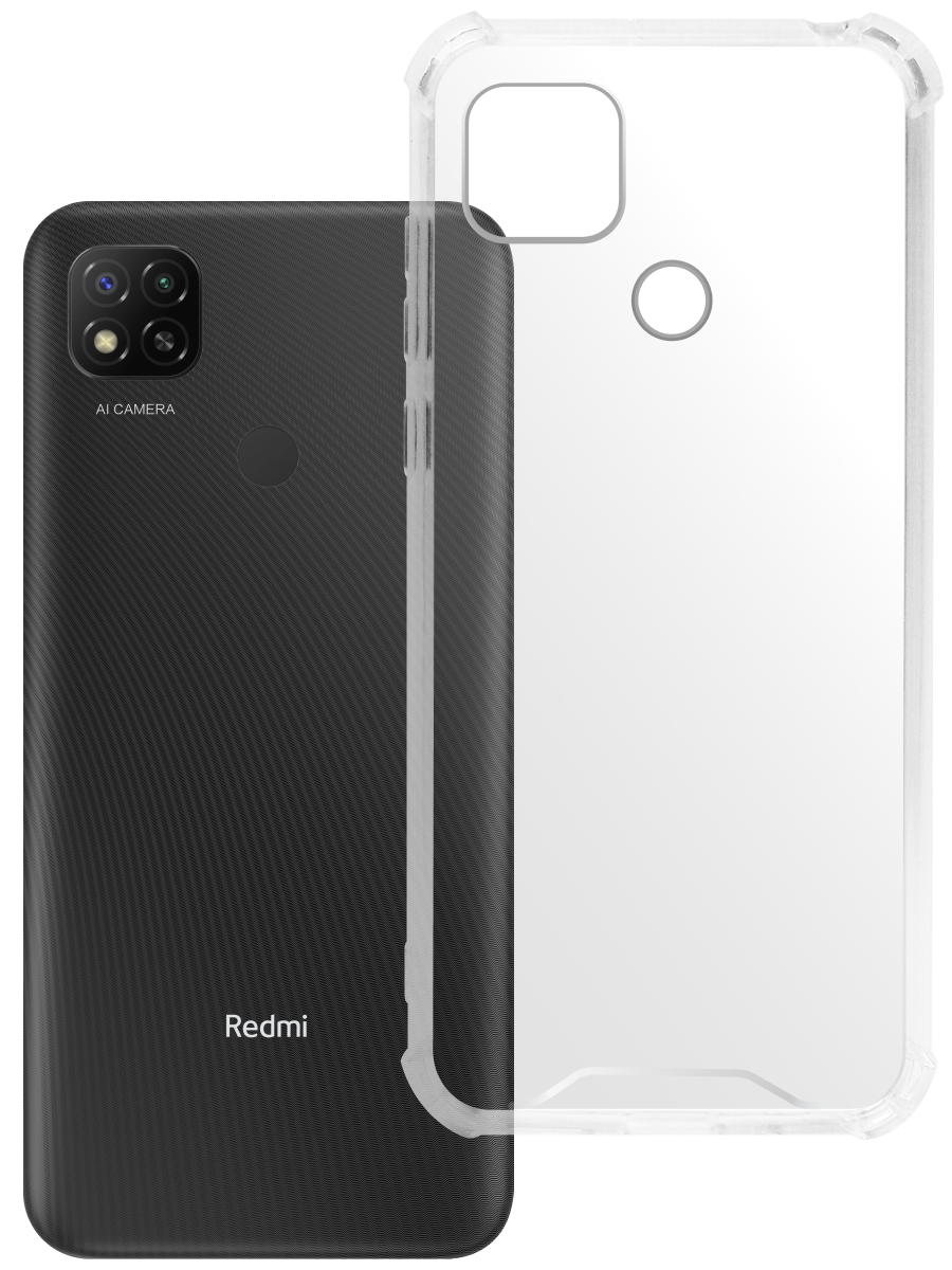Чехол для Xiaomi Redmi 9C Противоударный пластик+силикон