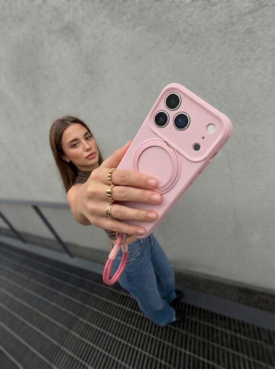 Чехол для iPhone 15 Pro Софт тренд силикон