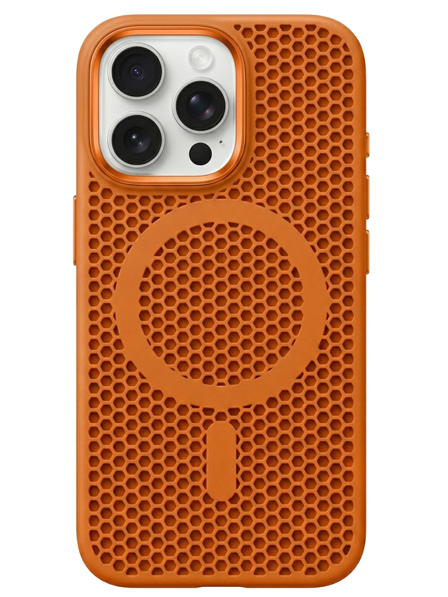 Чехол для iPhone 16 Pro Max Неосетка силикон