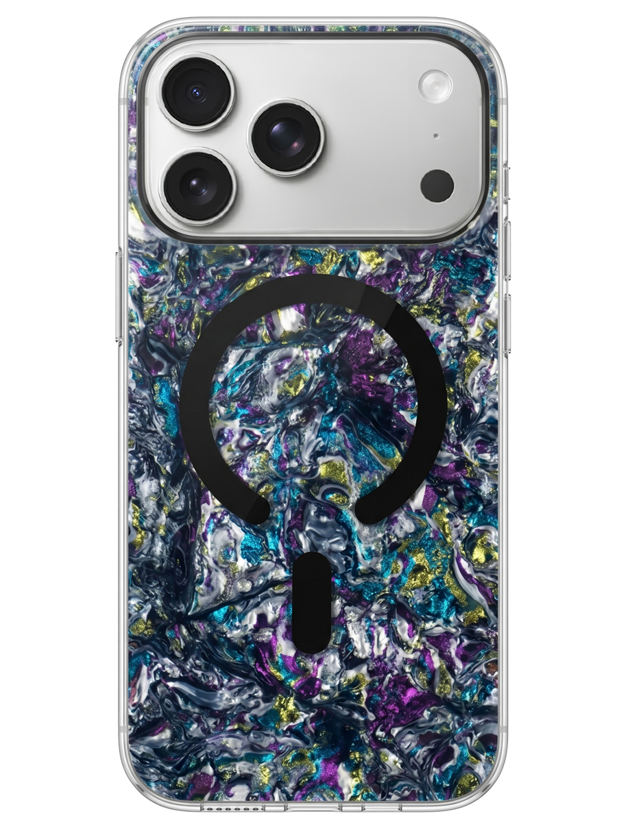 Чехол для iPhone 17 Pro Max Жемчужный MagSafe
