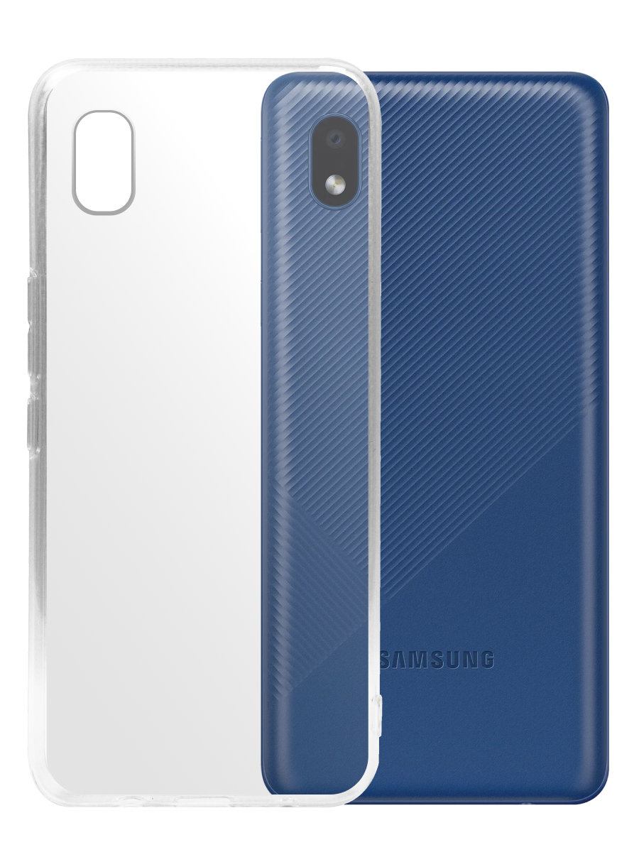 Чехол для Samsung A01 core Ультратонкий силикон Люкс