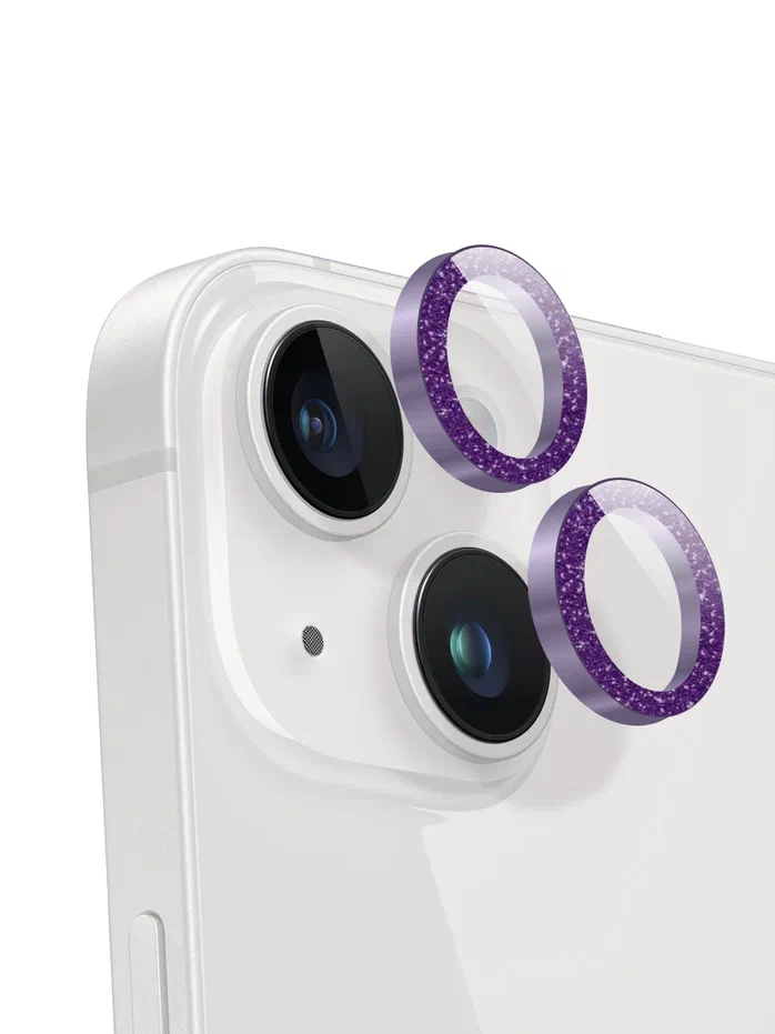 Комплект защитных стекол камеры для iPhone 13 / 13 Mini Бриллиантовая крошка